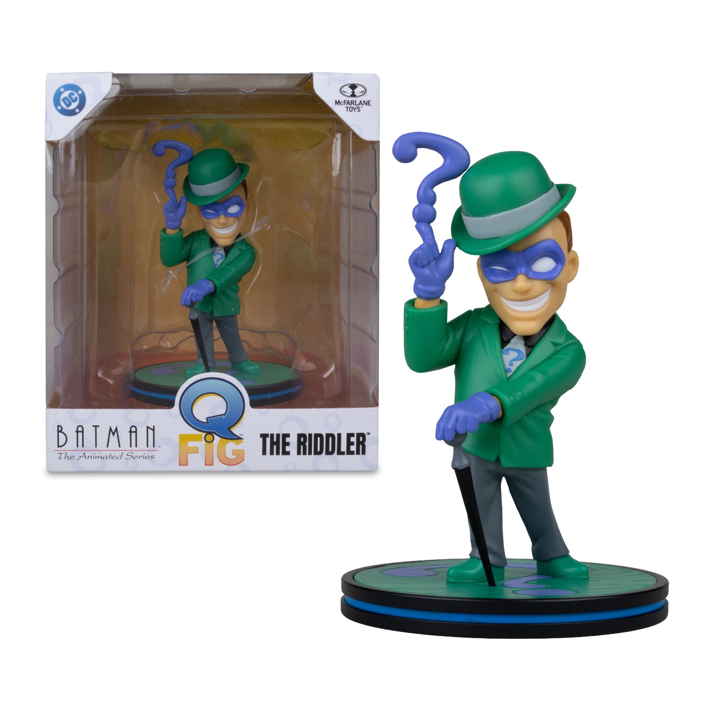 Riddler (Batman: The Animated Series) 4.5" Q-Fig Posed Figure