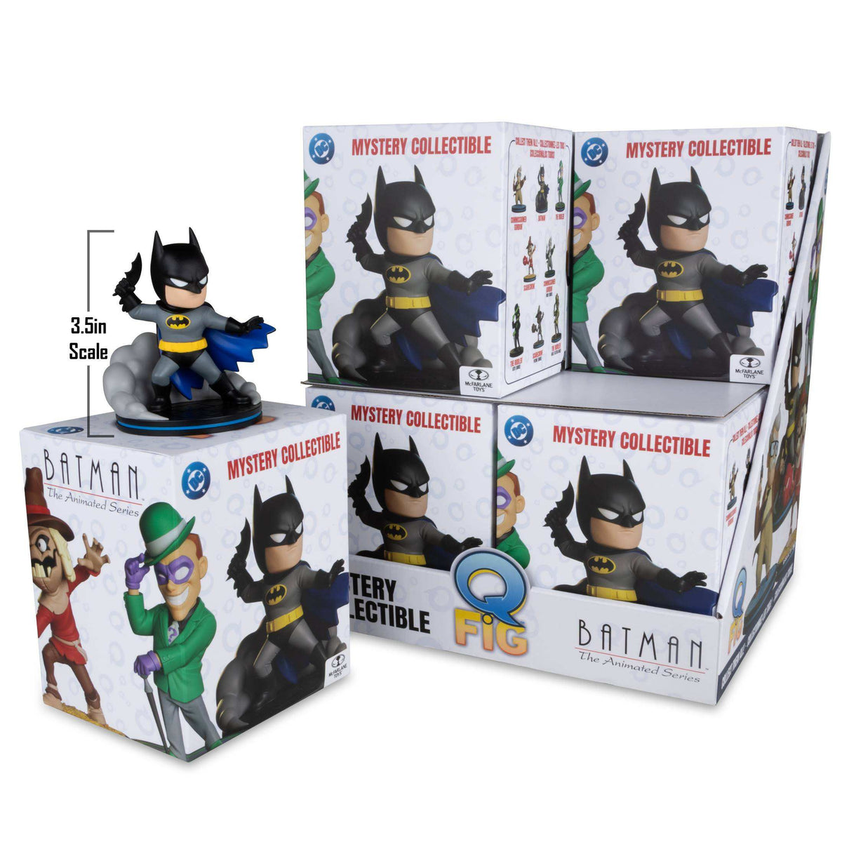 Batman: The Animated Series (B) 3.5" Q-Fig CDU (8) Series 2